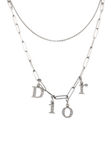 Charger l'image dans la galerie, Pendentif Letter double chain Dior